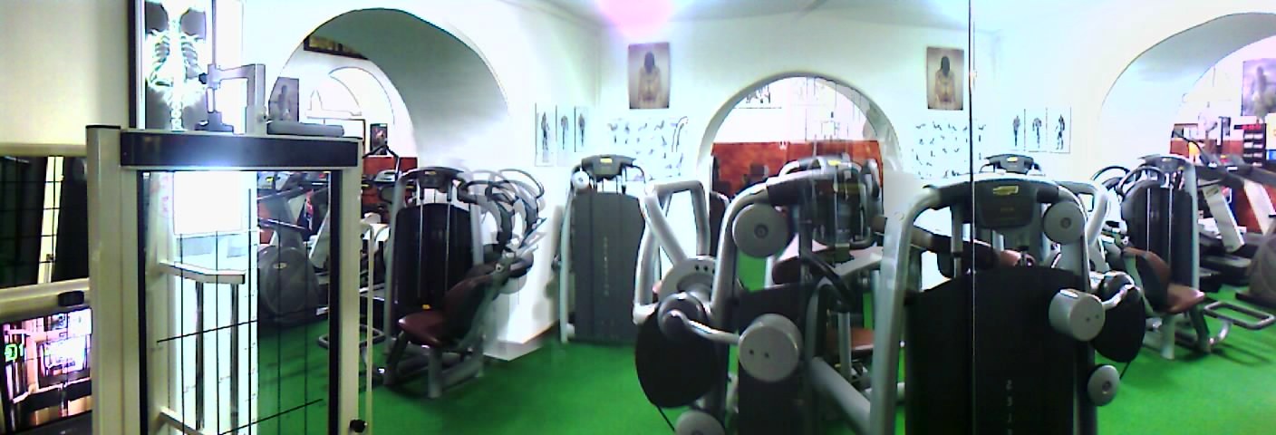 Foto panoramiche della palestra